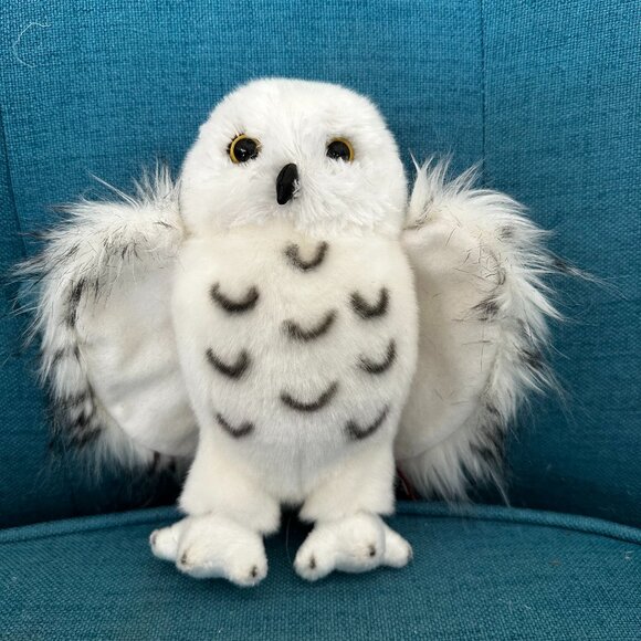 Douglas Other - Douglas Plush Snowy Owl Harry Potter Hedwig Black White Soft‎ 8"